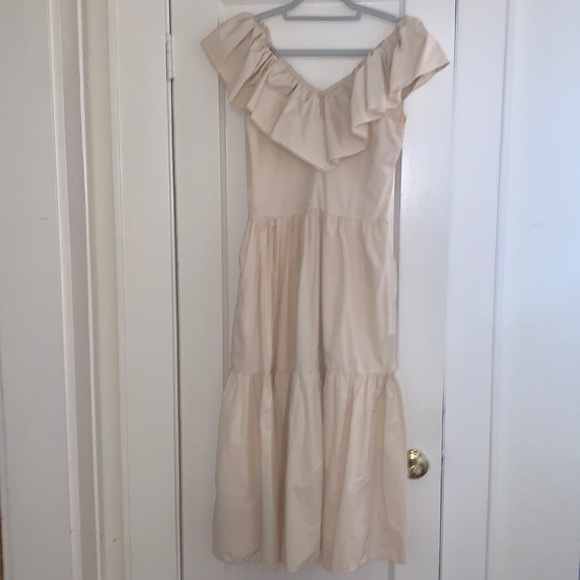 English Factory -Ruffle V-Neck Midi Dress XS - Picture 6 of 12